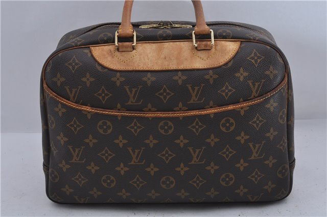 Authentic Louis Vuitton Monogram Deauville Hand Bag M47270 LV 0455D