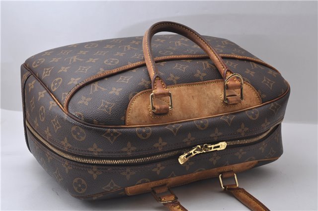 Authentic Louis Vuitton Monogram Deauville Hand Bag M47270 LV 0455D