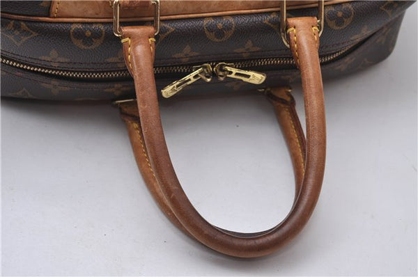 Authentic Louis Vuitton Monogram Deauville Hand Bag M47270 LV 0455D