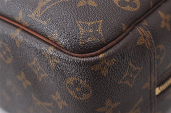 Authentic Louis Vuitton Monogram Deauville Hand Bag M47270 LV 0455D