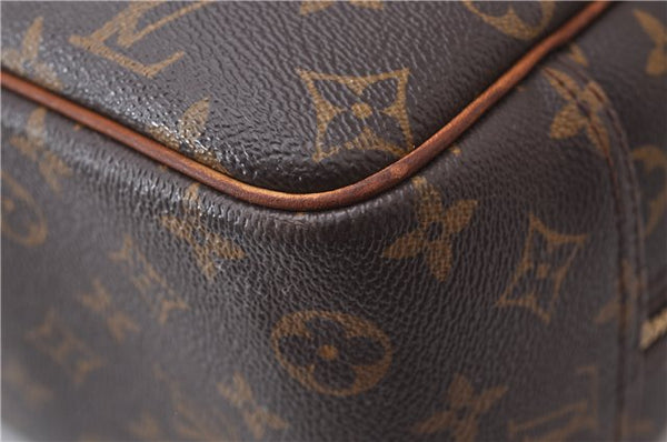 Authentic Louis Vuitton Monogram Deauville Hand Bag M47270 LV 0455D