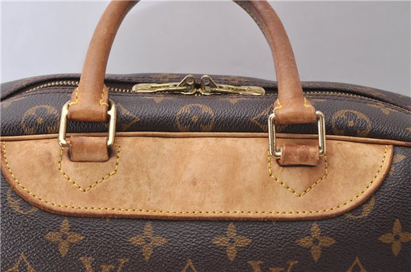 Authentic Louis Vuitton Monogram Deauville Hand Bag M47270 LV 0455D