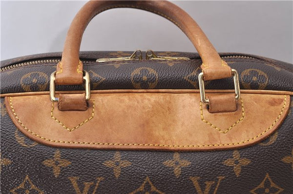 Authentic Louis Vuitton Monogram Deauville Hand Bag M47270 LV 0455D