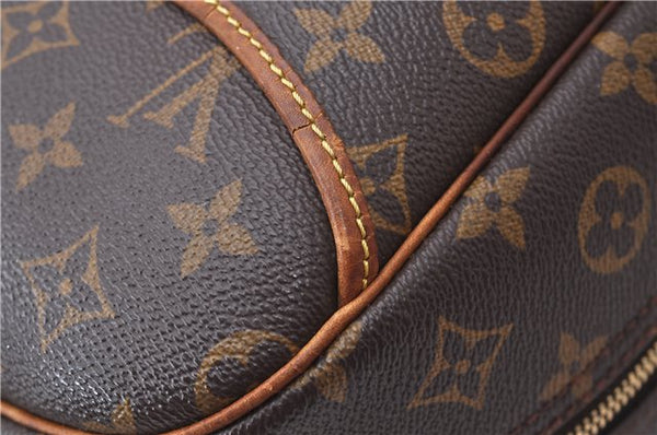 Authentic Louis Vuitton Monogram Deauville Hand Bag M47270 LV 0455D