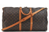 Auth Louis Vuitton Monogram Keepall Bandouliere 55 Boston Bag M41414 LV 0456D