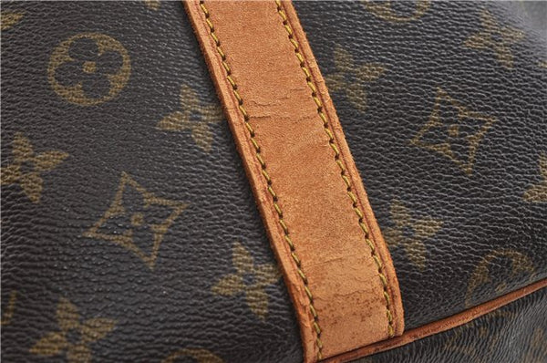 Auth Louis Vuitton Monogram Keepall Bandouliere 55 Boston Bag M41414 LV 0456D