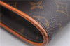 Authentic Louis Vuitton Monogram Pochette Twin GM Shoulder Bag M51852 LV 0457D