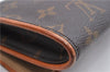 Authentic Louis Vuitton Monogram Pochette Twin GM Shoulder Bag M51852 LV 0457D