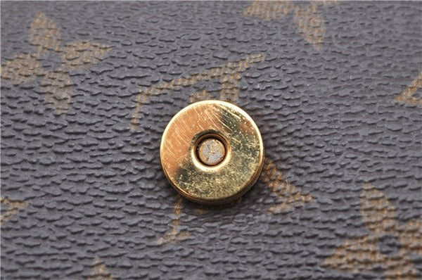 Authentic Louis Vuitton Monogram Pochette Twin GM Shoulder Bag M51852 LV 0457D