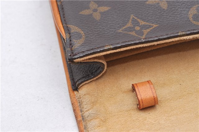 Authentic Louis Vuitton Monogram Pochette Twin GM Shoulder Bag M51852 LV 0457D