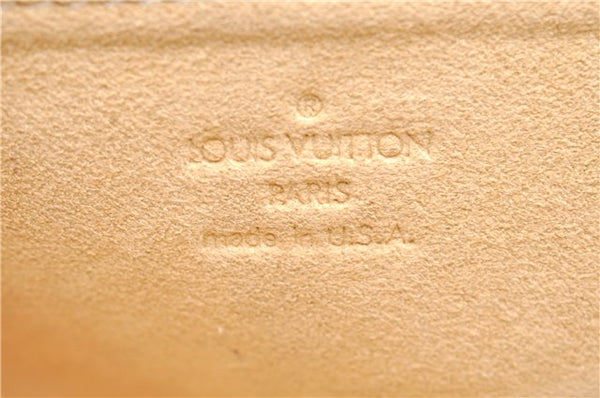 Authentic Louis Vuitton Monogram Pochette Twin GM Shoulder Bag M51852 LV 0457D