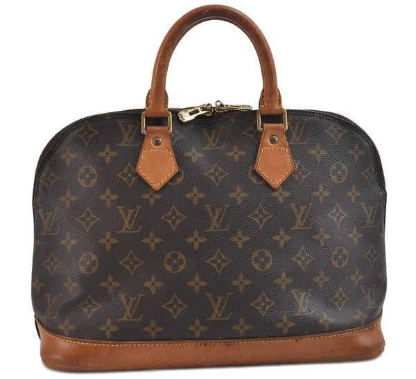 Authentic Louis Vuitton Monogram Alma Hand Bag M51130 LV 0458D