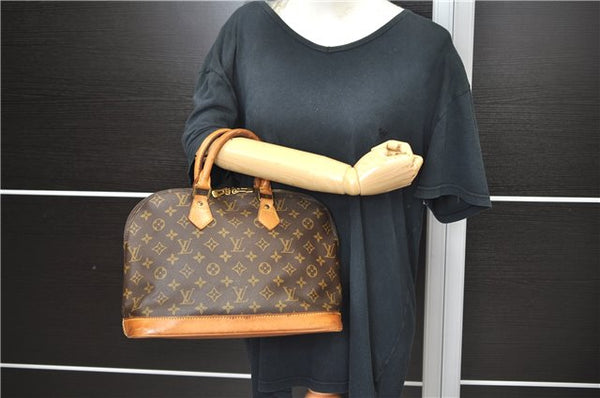 Authentic Louis Vuitton Monogram Alma Hand Bag M51130 LV 0458D