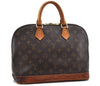 Authentic Louis Vuitton Monogram Alma Hand Bag Purse M51130 LV 0462D