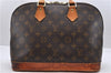 Authentic Louis Vuitton Monogram Alma Hand Bag Purse M51130 LV 0462D