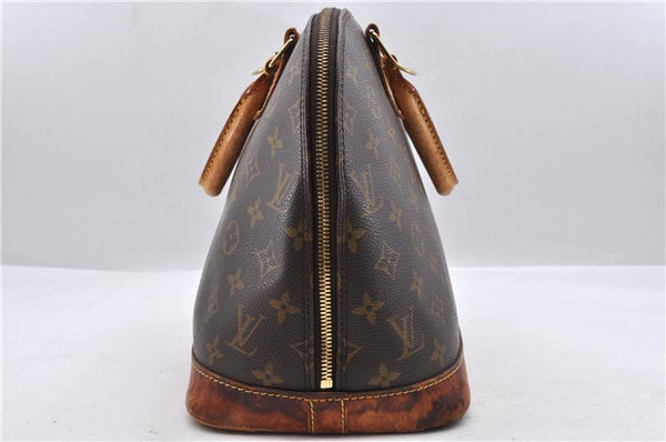 Authentic Louis Vuitton Monogram Alma Hand Bag Purse M51130 LV 0462D