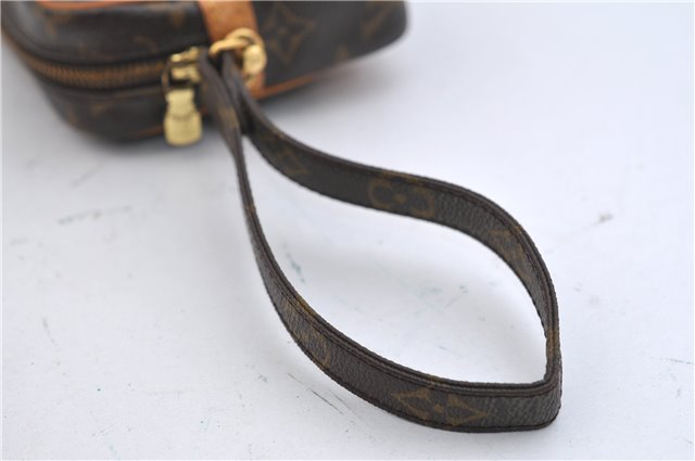 Authentic Louis Vuitton Monogram Marly Dragonne PM M51827 Clutch Hand Bag 0463F