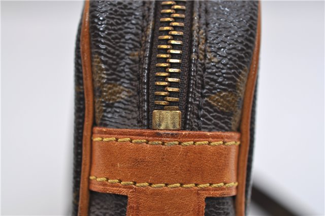 Authentic Louis Vuitton Monogram Marly Dragonne PM M51827 Clutch Hand Bag 0463F