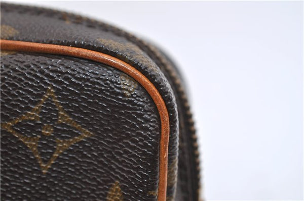 Authentic Louis Vuitton Monogram Marly Dragonne PM M51827 Clutch Hand Bag 0463F