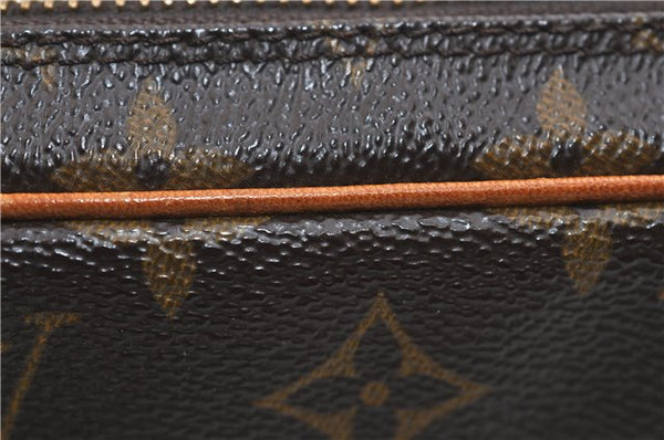 Authentic Louis Vuitton Monogram Marly Dragonne PM M51827 Clutch Hand Bag 0463F