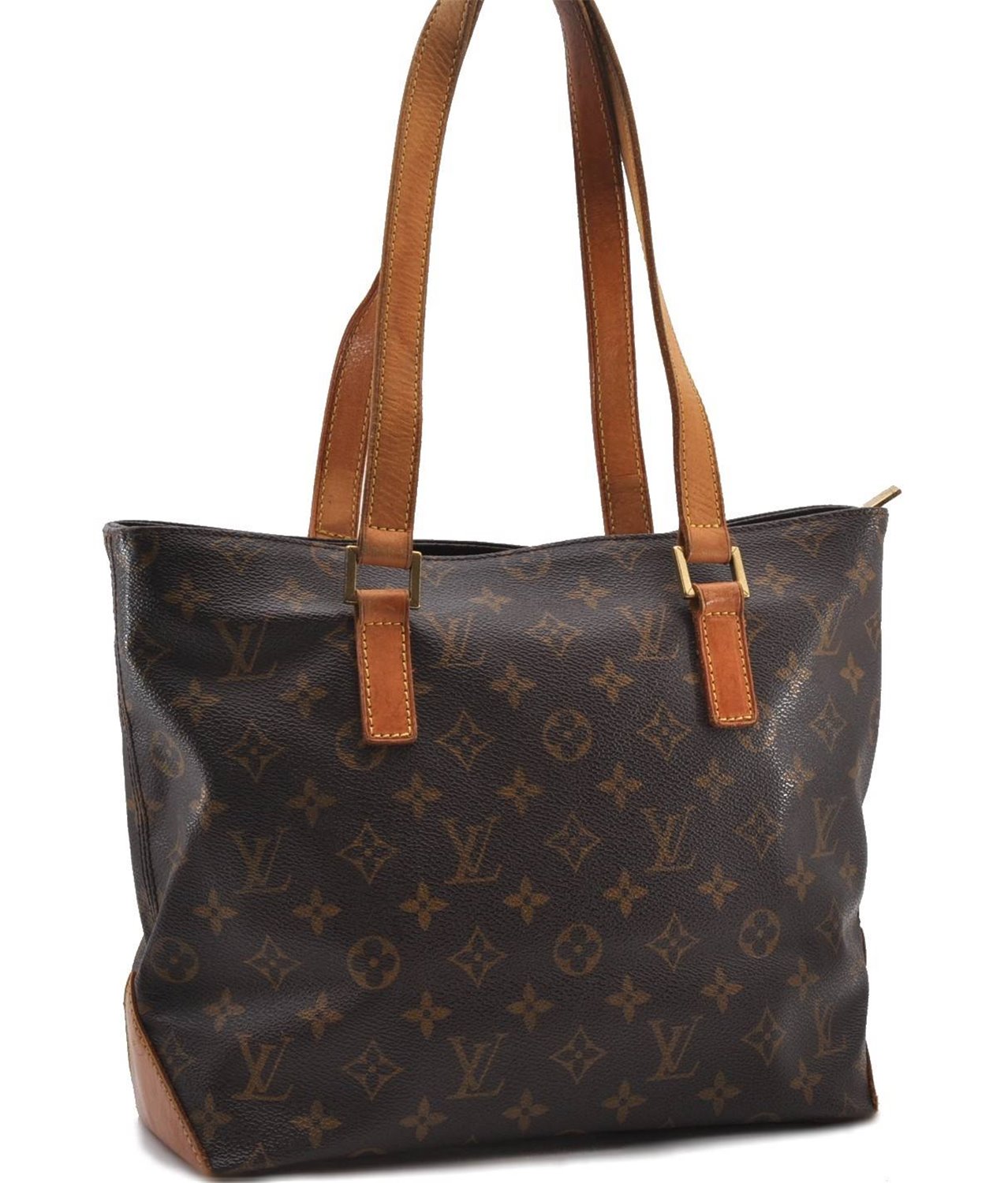 Authentic Louis Vuitton Monogram Cabas Piano Tote Bag Purse M51148 LV 0464D