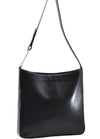 Authentic PRADA Leather Shoulder Hand Bag Black 0465E