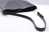 Authentic PRADA Leather Shoulder Hand Bag Black 0465E