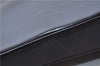 Authentic PRADA Leather Shoulder Hand Bag Black 0465E