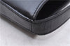 Authentic PRADA Leather Shoulder Hand Bag Black 0465E