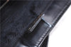 Authentic PRADA Leather Shoulder Hand Bag Black 0465E