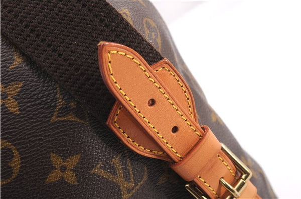 Authentic Louis Vuitton Monogram Montsouris GM Backpack M51135 LV 0466F