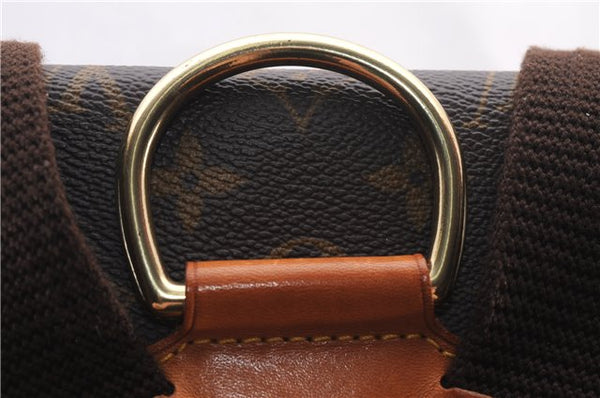 Authentic Louis Vuitton Monogram Montsouris GM Backpack M51135 LV 0466F