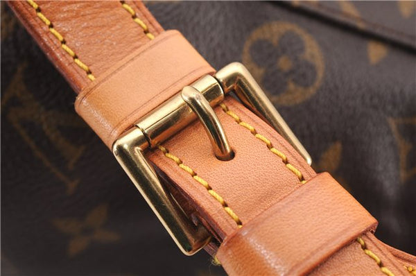 Authentic Louis Vuitton Monogram Montsouris GM Backpack M51135 LV 0466F