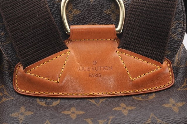 Authentic Louis Vuitton Monogram Montsouris GM Backpack M51135 LV 0466F