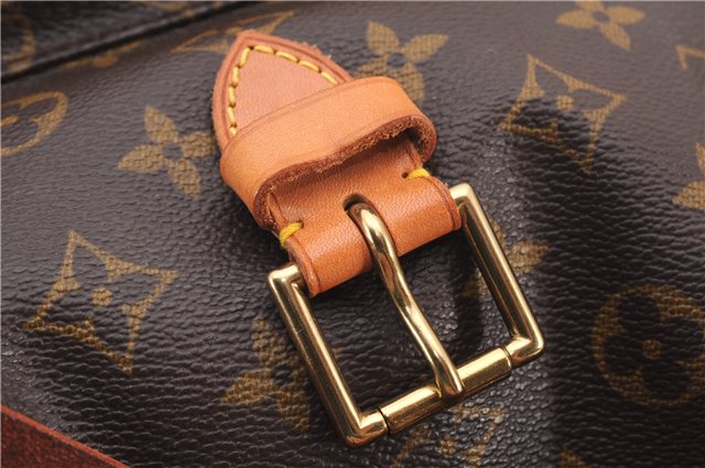 Authentic Louis Vuitton Monogram Montsouris GM Backpack M51135 LV 0466F