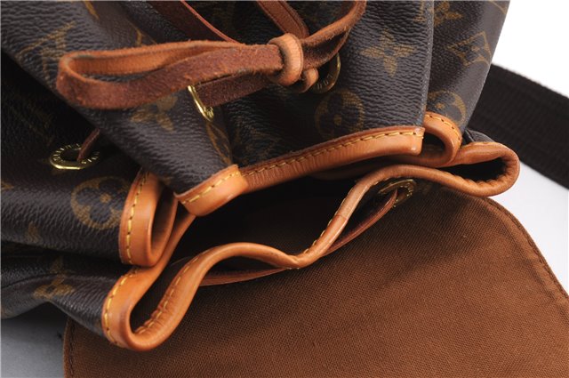 Authentic Louis Vuitton Monogram Montsouris GM Backpack M51135 LV 0466F