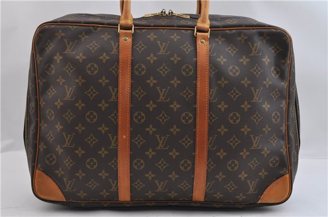 Authentic Louis Vuitton Monogram Sirius 45 Travel Boston Bag M41408 LV 0467F