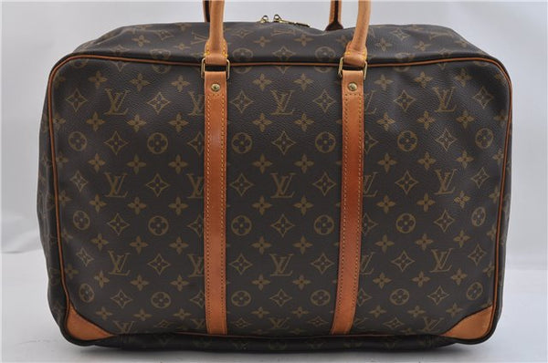 Authentic Louis Vuitton Monogram Sirius 45 Travel Boston Bag M41408 LV 0467F