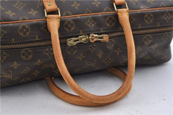 Authentic Louis Vuitton Monogram Sirius 45 Travel Boston Bag M41408 LV 0467F