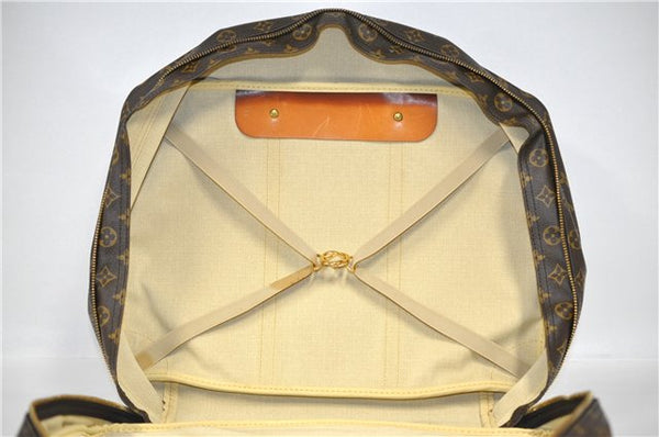 Authentic Louis Vuitton Monogram Sirius 45 Travel Boston Bag M41408 LV 0467F