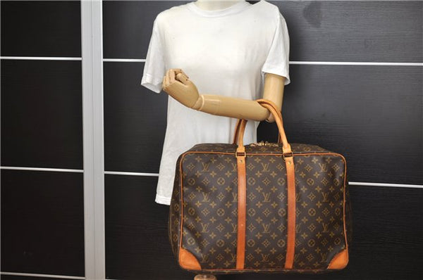Authentic Louis Vuitton Monogram Sirius 45 Travel Boston Bag M41408 LV 0467F