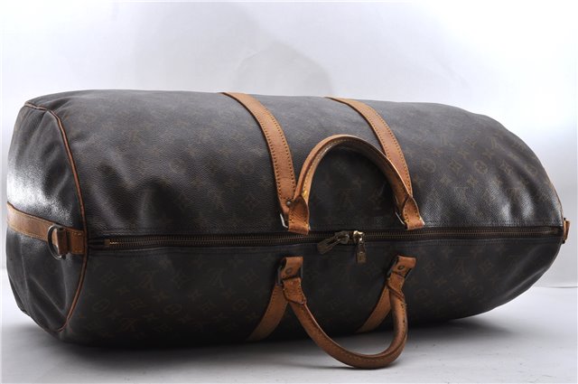 Auth Louis Vuitton Monogram Keepall Bandouliere 60 Boston Bag M41412 LV 0468D