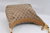 Authentic GUCCI Vintage Shoulder Bag GG Canvas Leather 0013814 Brown 0470F