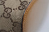 Authentic GUCCI Vintage Shoulder Bag GG Canvas Leather 0013814 Brown 0470F