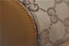Authentic GUCCI Vintage Shoulder Bag GG Canvas Leather 0013814 Brown 0470F