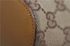 Authentic GUCCI Vintage Shoulder Bag GG Canvas Leather 0013814 Brown 0470F