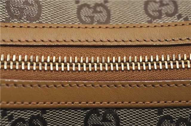 Authentic GUCCI Vintage Shoulder Bag GG Canvas Leather 0013814 Brown 0470F