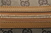 Authentic GUCCI Vintage Shoulder Bag GG Canvas Leather 0013814 Brown 0470F