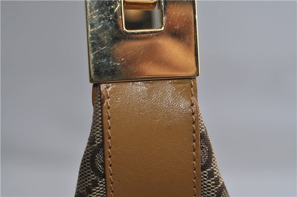 Authentic GUCCI Vintage Shoulder Bag GG Canvas Leather 0013814 Brown 0470F