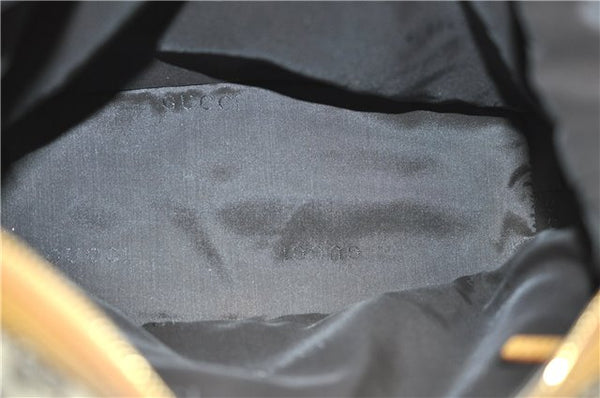 Authentic GUCCI Vintage Shoulder Bag GG Canvas Leather 0013814 Brown 0470F